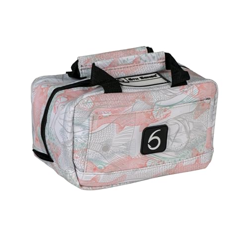 6th Sense Fishing Small Bait Bag - Durable Soft-Sided Storage for Bass Salt Water and Crappie Fishing (Inshore - Coral)