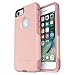 OtterBox iPhone SE 3rd & 2nd Gen, iPhone 8 & iPhone 7 (not Compatible with Plus Sized Models) Commuter Series Case - Ballet Way (Pink Salt/Blush), Slim & Tough, Pocket-Friendly, with Port Protection