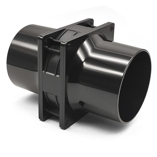 Umillion ダクトファン 75mm 風量調節可 4W省エネ 中間取付 ダクト用換気扇 無段階調速 排気ファン 12V 小型 100m³/h はんだ付け