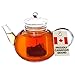 GROSCHE MONACO All Glass Hand Blown Teapot with Infuser 1250 ml 42 fl. oz Capacity