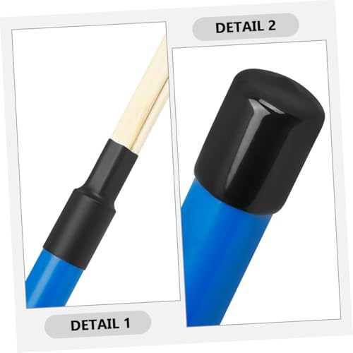 Baquetas de batería de madera color azul para percusión miniatura 3