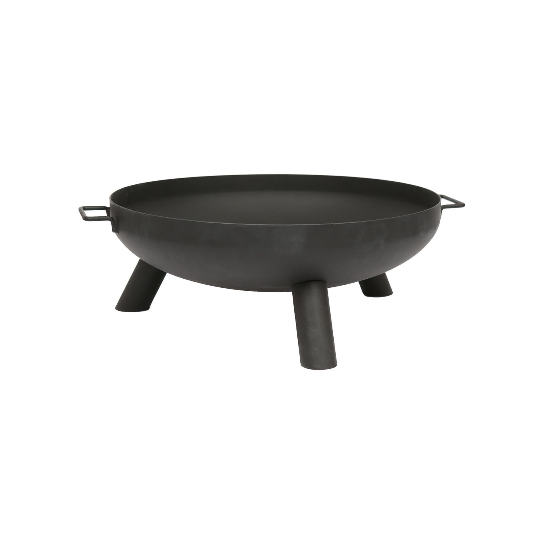 Hammer & Tongs 59.5cm Iron Fire Pit - Small Outdoor Round Garden Fire Bowl Brazier Garden Patio Heater Stove for Wood Logs, Charcoal Burning, BBQ, Camping Firepit - 5