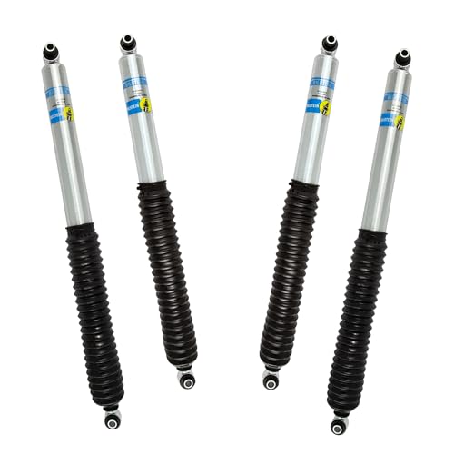 Bilstein Set of Front and Rear B8 5100 Series Shocks Compatible with 2018-2025 Wrangler with 2-3 Front & 2-3 Rear Lift | Easy Installation | Smooth Performance | Built to Last