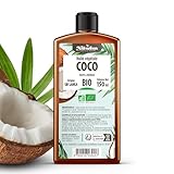 Huile de Coco Bio 150 ml - 100% Vierge - Planète au Naturel - Première pression à frois - 100% biologique - Cuisine et cosmétique