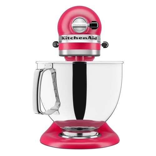 Image of KitchenAid Artisan Series 5 Quart Tilt-Head Stand Mixer with Pouring Shield, KSM150PS, Hibiscus
