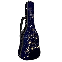 Housse étanche pour guitare acoustique avec double bandoulière et poche esthétique, galaxie, étoile et chat bleu… - Les Beatles, Paul McCartney, John Lennon, RIngo Starr, George Harrison