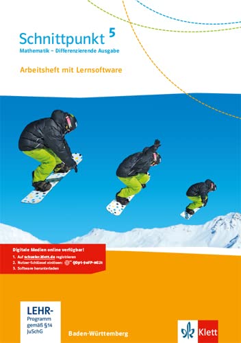 Schnittpunkt Mathematik 5. Differenzierende Ausgabe Baden-Württemberg: Arbeitsheft mit Lösungsheft und Lernsoftware Klasse 5 (Schnittpunkt Mathematik. ... Ausgabe für Baden-Württemberg ab 2015)