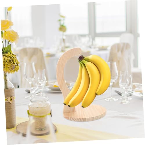 TOYANDONA Hanger Stand Rustic Fruit Holder Rack for Home Kitchen Counter Space-Saving Lightweight Desk Banana Hanging Stand with Grape Hanger for Dining Table Decoration - Image 5