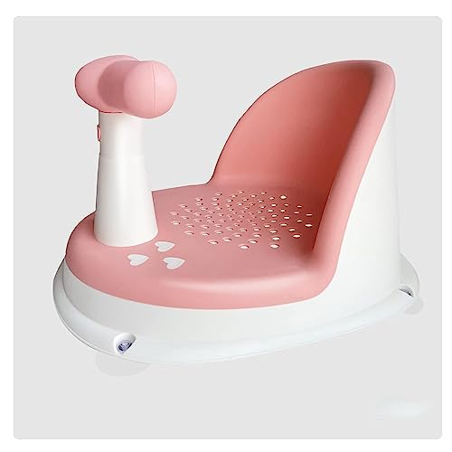 Baby Bath Seat，Infant Bathtub Seat For Tub Sit Up Non Slip Baby Shower Chair For Babies 6 Months & Up With Backrest Armrest Support And Suction Cups (Style 1, Pink) #TOP1