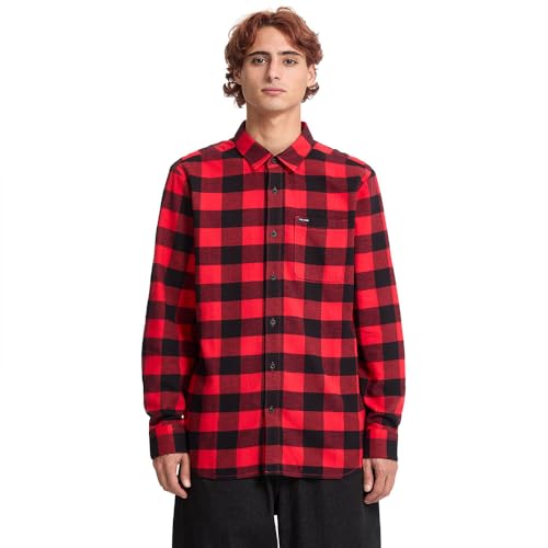 Chemise Volcom Caden Plaid taille L vêtement décontracté d'automne
