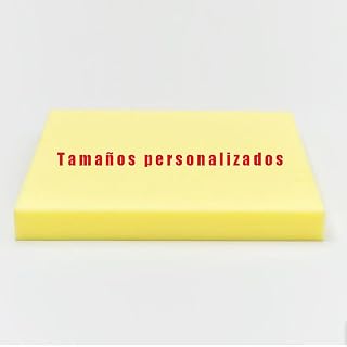 Espuma para Tapizar, Goma Espuma para Poliuretano, Corte a Cualquier Tamaño, Espuma Rectangulares para Sofá, Cojines, Asientos, Colchones (Espesor 5-60x40cm)