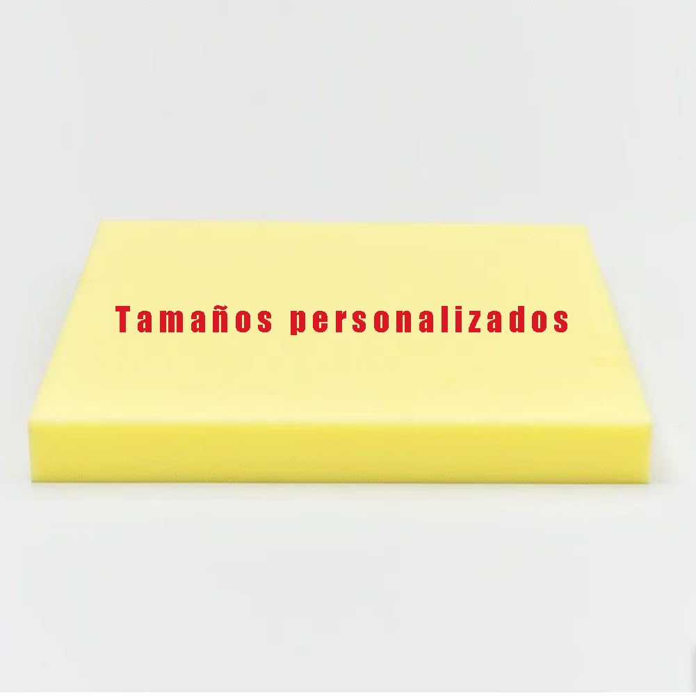 Espuma para Tapizar, Goma Espuma para Poliuretano, Corte a Cualquier Tamaño, Espuma Rectangulares para Sofá, Cojines, Asientos, Colchones (Espesor 10-150x30cm)