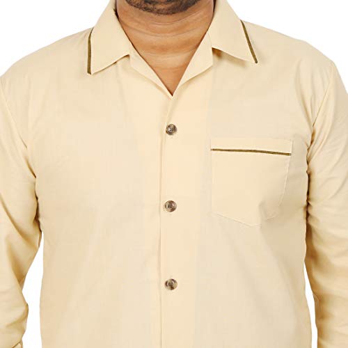 Image of Emperor Men's Cotton Plain /Solid Night Suit Pack of 1