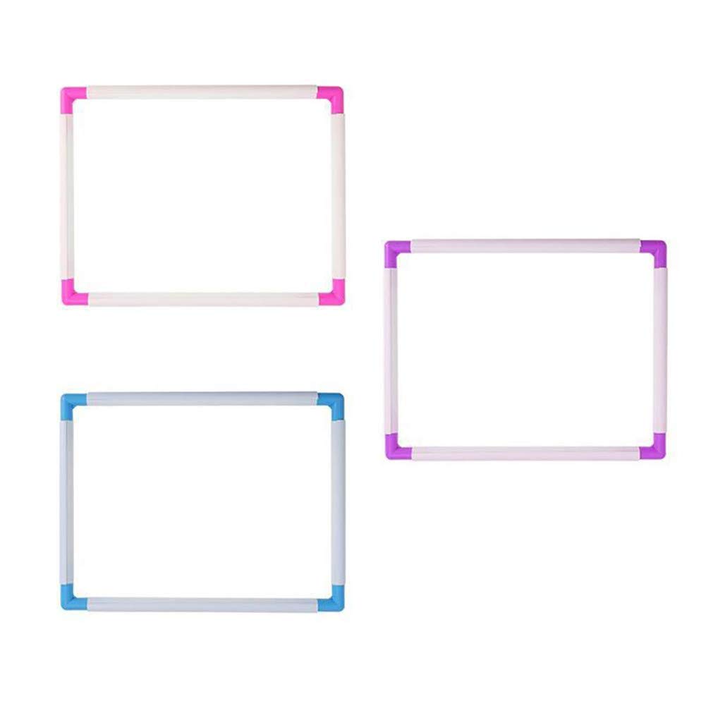 4 Cerceaux à Broder Plastique - Cadres Rectangulaires Pour Point De Croix, Crochet, Artisanat