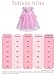 O.AMBW Vestido de Princesa para Niñas Vestido con Perlas Cosplay Miss Princesa...