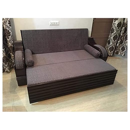 Maluk Timber mart Sofa Cum Bed with comfert Pillows