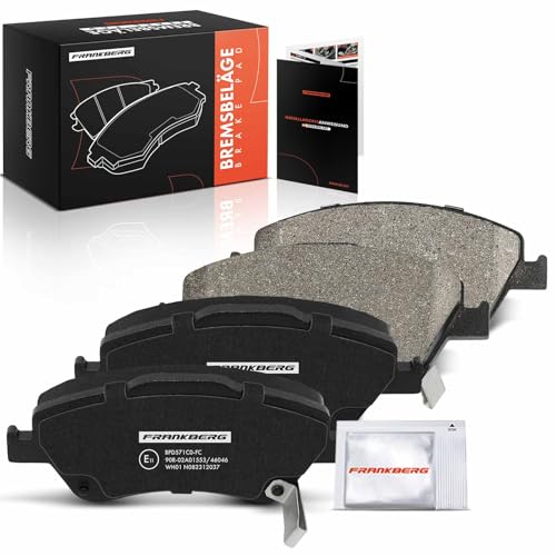 Frankberg Brake Pad Set incl. 4x Pads Front Compatible with A.u.r.i.s E15 Replace# 0446502210,0446502370