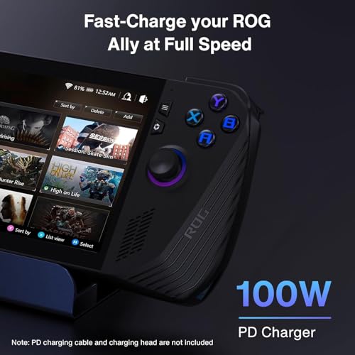 iVANKY 8 en 1 Estación de Acoplamiento para Valve Steam Deck OLED/ASUS ROG Ally X/Legion Go, ROG Alloy/Stream Deck Dock (8 en 1, Mit 100-W-Netzteil) - imagen 6