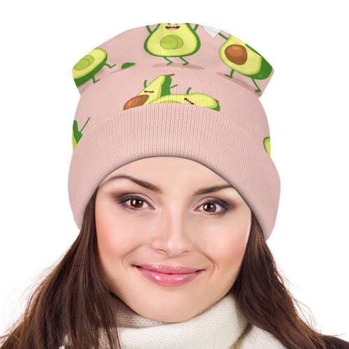 Bonnet tricoté pizza doux et extensible pour hommes et femmes