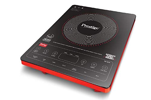 Image of Prestige Induction Cooktop PIC 32.0 + Prestige Popular Plus Induction Base Aluminium Pressure Cooker, 5 Litres, Silver COMBO