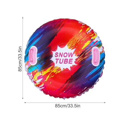 Tubos de Nieve para Niños | Juguete para Nieve de 85.1 cm | con Asas para un Tubo de Trineo Inflable,para Actividades al Aire Libre, Esquí, Diversión, Deportes, Niños, Niñas y Familiares - imagen 5