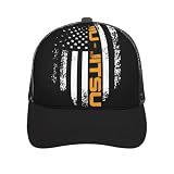 Jiu Jitsu - Gorra de béisbol unisex con parte trasera de malla para mujeres y hombres, Estilo negro, M