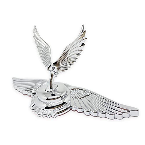 Chrome Flying Eagle Logo Car Hood Ornament Metal Stickers Hood Ornaments For Trucks Auto 3D Stand Decal Bonnet Univeral Emblem Badge Sculpture… #TOP6