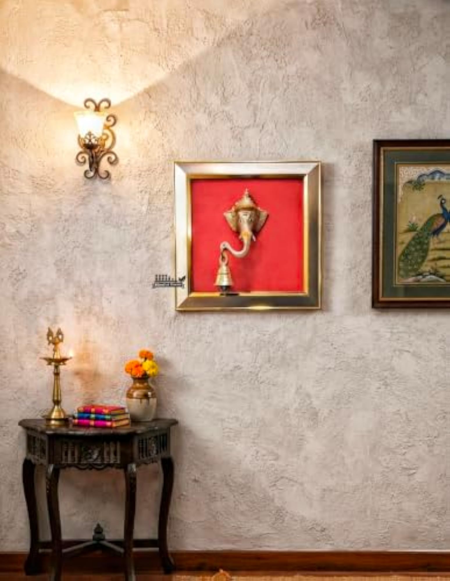 Decorative Brass Lord Ganesha Wall Hanging Art