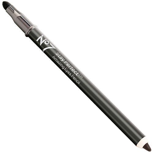BOOTS NO7 STAY PERFECT AMAZING EYES PENCIL BLACK ~ LONG WEARING AND SILKY SMOOTH PENCIL FOR COLOUR AND DEFINITION by BOOTS NO7
