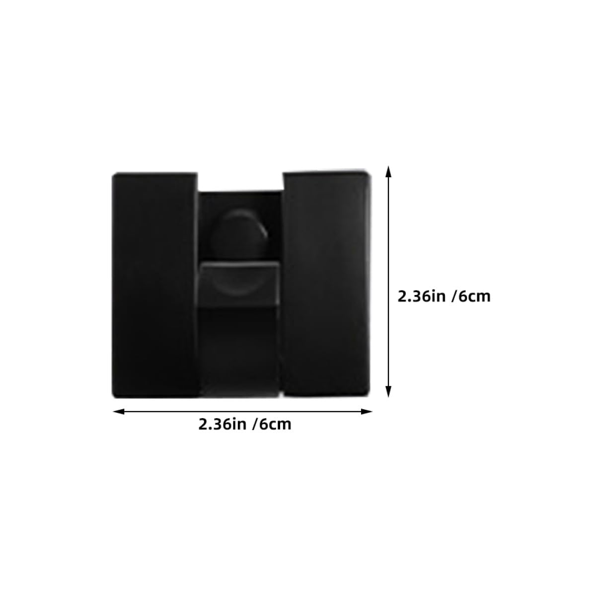 Ganchos de Pared Plegables 4 Piezas de Aluminio Espacial Negro, Colgador Adhesivo Multifuncional para Baño y Dormitorio, Ahorro de Espacio para Toallas y Ropa