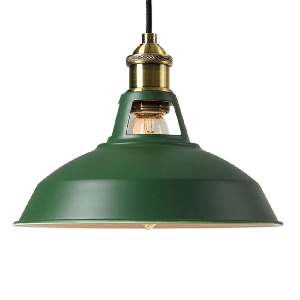 HYJAUSXB E27 Base Single-Head Chandelier, Industrial Style Metal Pendant Light, Personalized Hat-Shaped Hanging Lamp Lampshade, Porch and Aisle Decoration Lighting Fixtures