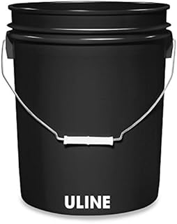5 Gallon Bucket w/ handle (Blk) .75 Mil