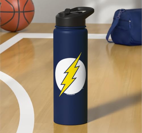 Image of The Flash Logo Stainless Steel Insulated Water Bottle
