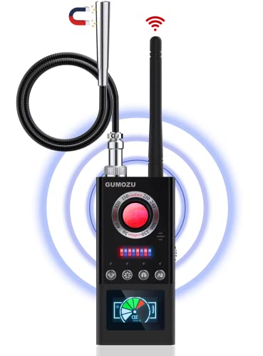 Gumozu Hidden Devices Detector, Pro Hidden Camera Detectors With Ai Auto Scan, Magnetic Gps Tracker/Bug Detectors Anti-Spy Detector, Listening Device Detector, Infrared Camera Finder, Led Display #TOP10