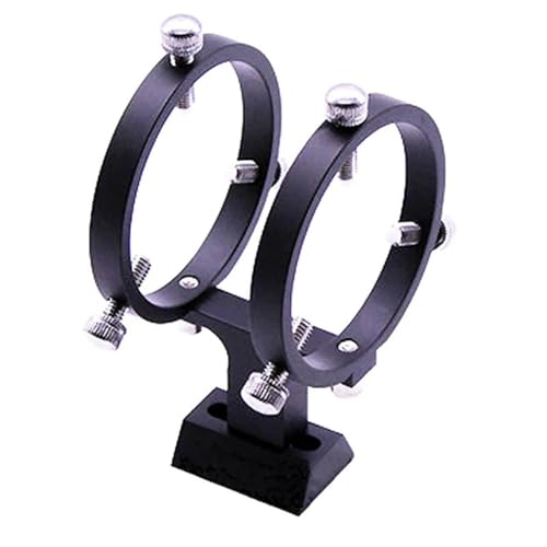 Soporte de puntero ajustable de aluminio para buscador de telescopio de 82mm