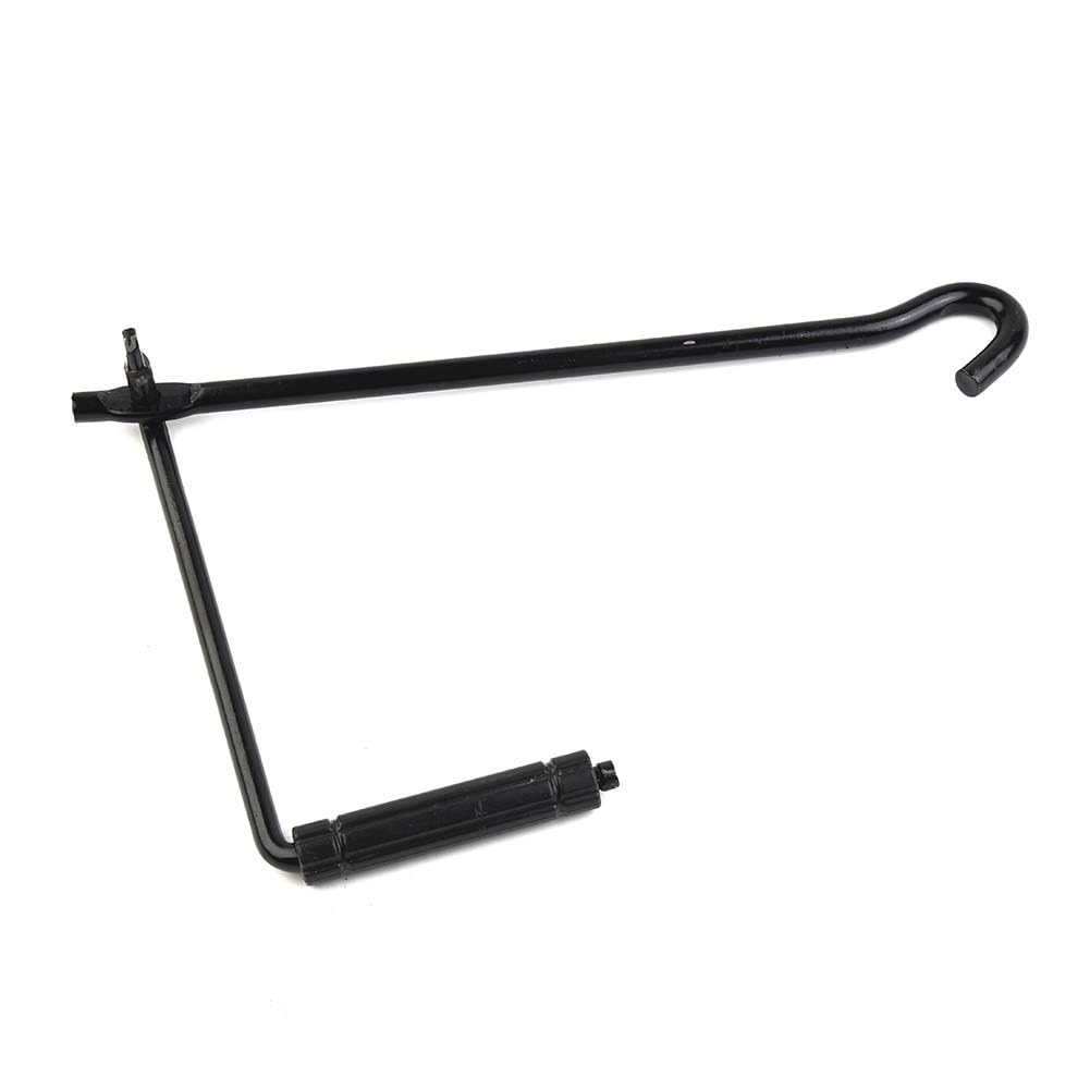 Outil de manivelle de cric de voiture en acier inoxydable pour changement de pneus et de roues, 42 cm