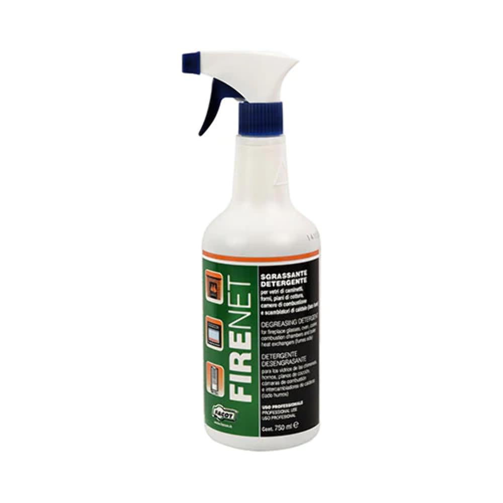 Desengrasante limpiador de cristales chimenea Firenet 750 ml