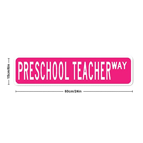 Plaque enseignant préscolaire rétro grand format idée cadeau maître - 3