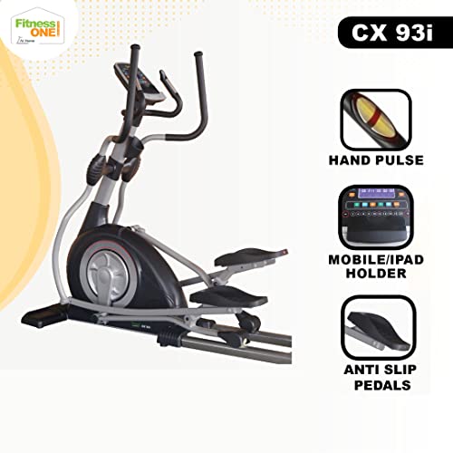 Image of Propel FitnessOne CX 93i Commercial Cross Trainer | Supports Users up to 160 kg | 16-Level Magnetic Resistance | 8 kg Flywheel | 21 inch Stride Length | LCD Display & Hand Pulse | Transport Wheels