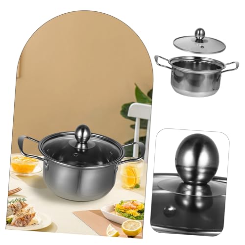 Casserole acier inoxydable avec couvercle faitout soupe