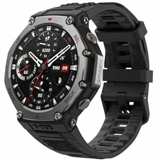 Amazfit T-Rex 3 Outdoor Smartwatch 48mm Écran AMOLED, Cartes et Navigation Hors Ligne, GPS Double Bande à 6 Systèmes Satellites, Autonomie de 27 Jours, Paiement NFC, 170 Modes Sportifs pour Aventure