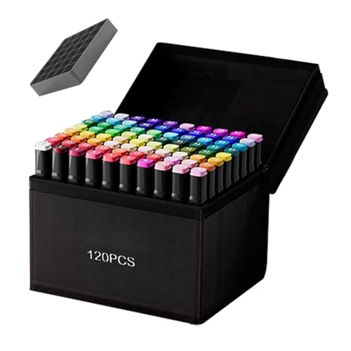 Marqueurs de coloriage pour voyage et graffiti quotidien créatif