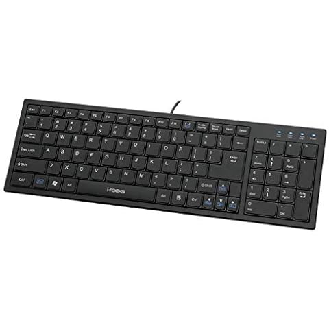 I-Rocks Black USB Wired Slim Keyboard (KR-6421-BK) Cover