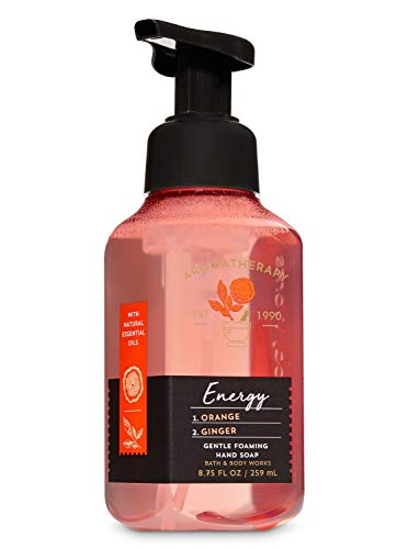 Bath and Body Works Aromatherapy Energy Orange & Ginger Gentle Foaming Hand Soap 8.75 Oz