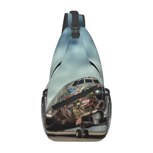 Bolso cruzado estilo Airplane Art para hombre y mujer