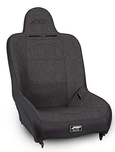 Premier High Back Suspension Seat Black with Silver Outline PRP S...