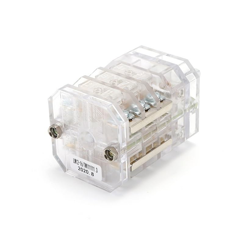 TSIOHKBS LW12-16/TM111111.3 16A Three Position Three Pole Transparent Univeral Changeover Rotary Cam Switch for Meat Grinder Using