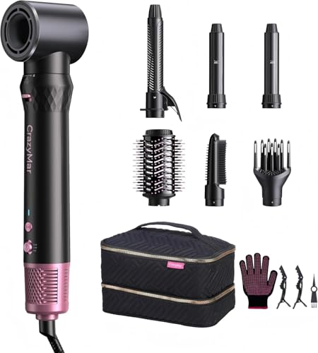 Air Styler Fast Drying Blow Dryer & Curling StylingTool Hot Air Styler No Heat Damage Hot Air Styler Wrap for Curling Volumizing Straightening Styling