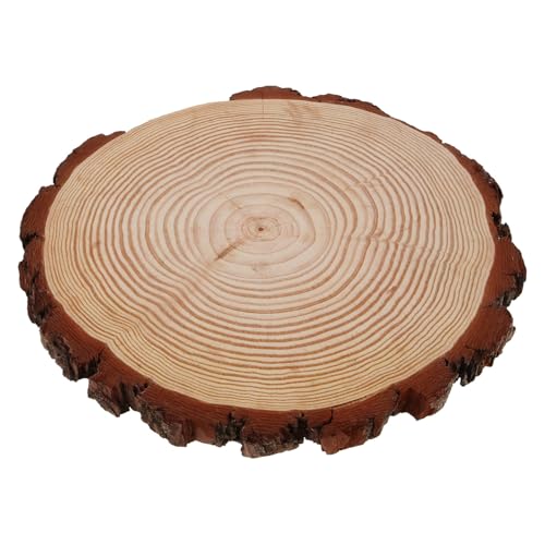 Anneome Losas de Madera para Jardín Exterior de 30 CM X 2 CM para Césped Losas para de Jardín Piedra de Paso Resistente para Uso al Aire Libre 1 Pieza