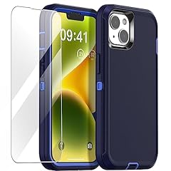 Navy with Glass Protector